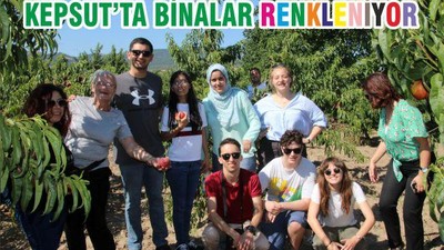 KEPSUT’TA BİNALAR RENKLENİYOR