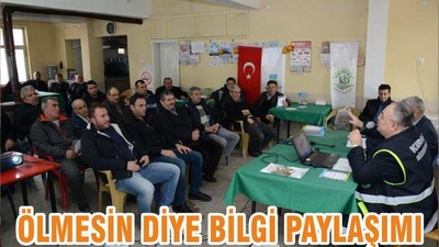ÖLMESİN DİYE BİLGİ PAYLAŞIMI