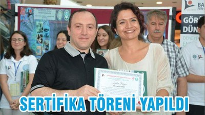 SERTİFİKA TÖRENİ YAPILDI