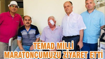 TEMAD MİLLİ MARATONCUMUZU ZİYARET ETTİ