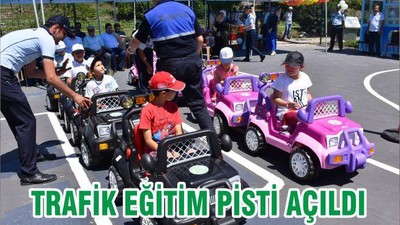 TRAFİK EĞİTİM PİSTİ AÇILDI