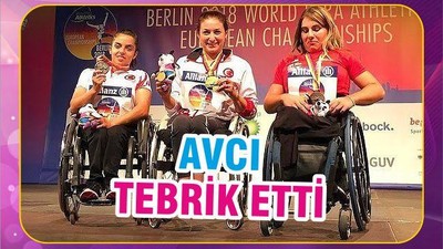 AVCI TEBRİK ETTİ
