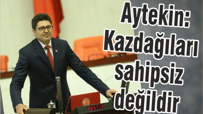 Aytekin: Kazdağıları sahipsiz değildir