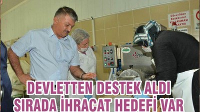 DEVLETTEN DESTEK ALDI SIRADA İHRACAT HEDEFİ VAR