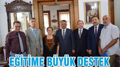 EĞİTİME BÜYÜK DESTEK