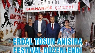 ERDAL TOSUN ANISINA FESTİVAL DÜZENLENDİ