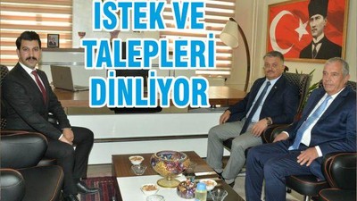 İSTEK VE TALEPLERİ DİNLİYOR