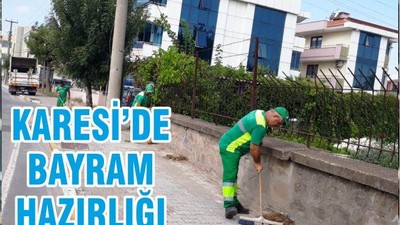 KARESİ’DE BAYRAM HAZIRLIĞI