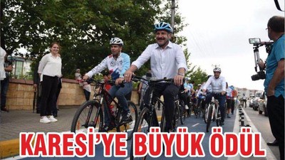 KARESİ’YE BÜYÜK ÖDÜL