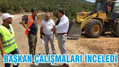 BAŞKAN ÇALIŞMALARI İNCELEDİ