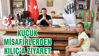 KÜÇÜK MİSAFİRLERDEN KILIÇ’A ZİYARET