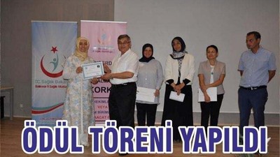 ÖDÜL TÖRENİ YAPILDI