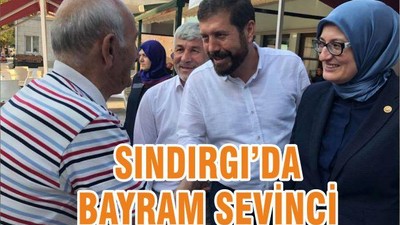 SINDIRGI’DA BAYRAM SEVİNCİ