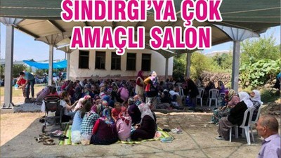 SINDIRGI’YA ÇOK AMAÇLI SALON