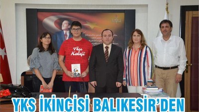 YKS İKİNCİSİ BALIKESİR’DEN