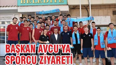 BAŞKAN AVCU’YA SPORCU ZİYARETİ