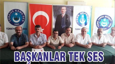 BAŞKANLAR TEK SES