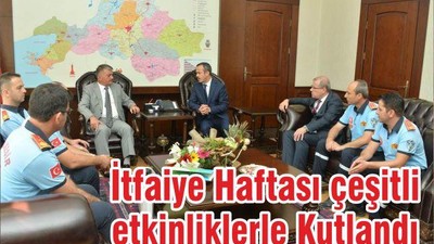 İtfaiye Haftası çeşitli etkinliklerle Kutlandı