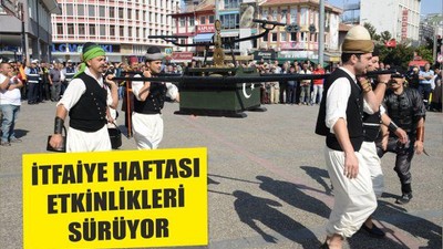İTFAİYE HAFTASI ETKİNLİKLERİ SÜRÜYOR