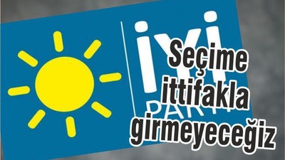 Seçime ittifakla girmeyeceğiz