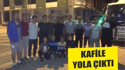KAFİLE YOLA ÇIKTI