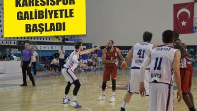 KARESİSPOR GALİBİYETLE BAŞLADI