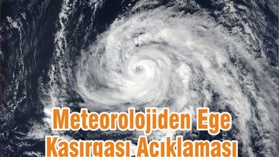 Meteorolojiden Ege Kasırgası Açıklaması