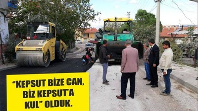 ‘’KEPSUT BİZE CAN, BİZ KEPSUT’A KUL’’ OLDUK.