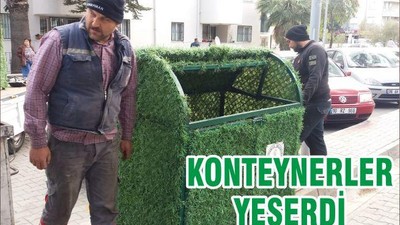 KONTEYNERLER YEŞERDİ
