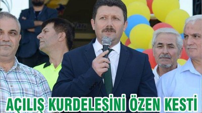 AÇILIŞ KURDELESİNİ ÖZEN KESTİ