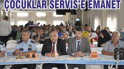 ÇOCUKLAR SERVİS’E EMANET