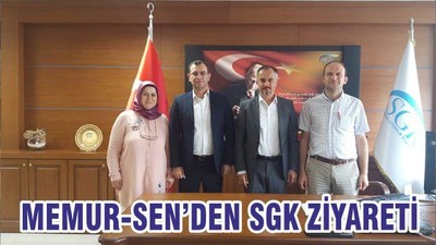 MEMUR-SEN’DEN SGK ZİYARETİ