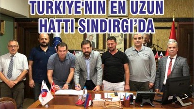 TÜRKİYE'NİN EN UZUN HATTI SINDIRGI’DA