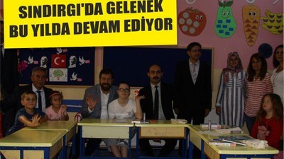 SINDIRGI'DA GELENEK BU YILDA DEVAM EDİYOR
