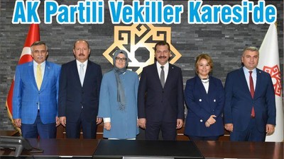 AK Partili Vekiller Karesi'de