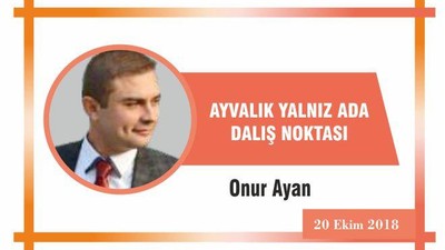 AYVALIK YALNIZ ADA DALIŞ NOKTASI