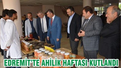 EDREMİT’TE AHİLİK HAFTASI KUTLANDI