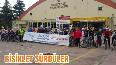 BİSİKLET SÜRDÜLER