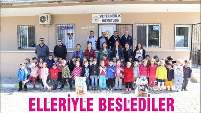 ELLERİYLE BESLEDİLER