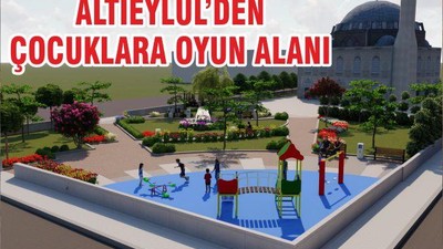 ALTIEYLÜL’DEN ÇOCUKLARA OYUN ALANI