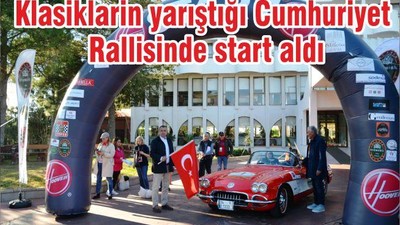 Klasiklerin yarıştığı Cumhuriyet Rallisinde start aldı