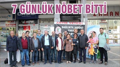7 GÜNLÜK NÖBET BİTTİ
