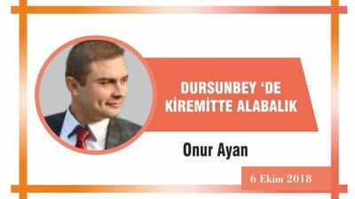 DURSUNBEY ‘DE KİREMİTTE ALABALIK