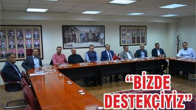 “BİZDE DESTEKÇİYİZ”