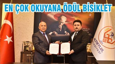 EN ÇOK OKUYANA ÖDÜL BİSİKLET