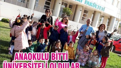 ANAOKULU BİTTİ ÜNİVERSİTELİ OLDULAR