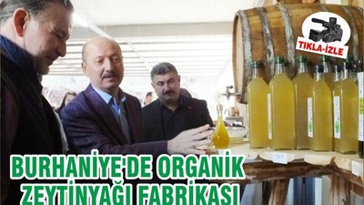 BURHANİYE'DE ORGANİK ZEYTİNYAĞI FABRİKASI