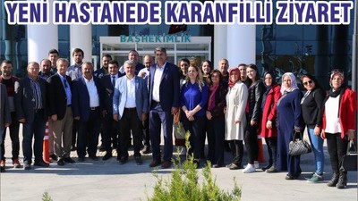 YENİ HASTANEDE KARANFİLLİ ZİYARET