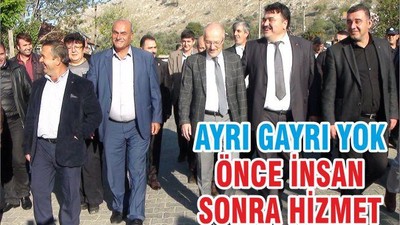 AYRI GAYRI YOK ÖNCE İNSAN SONRA HİZMET