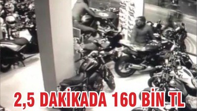 2,5 DAKİKADA 160 BİN TL